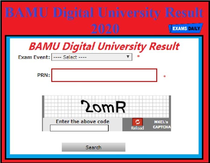 bamu digital university result